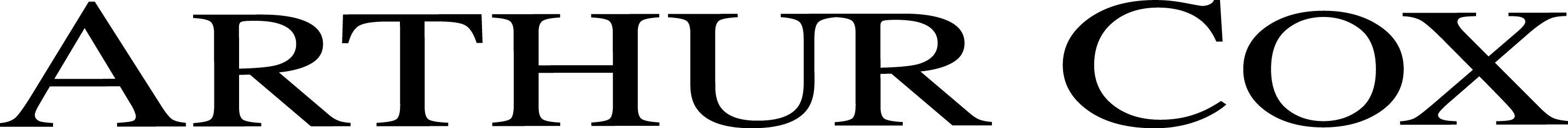 Arthur Cox Logo black