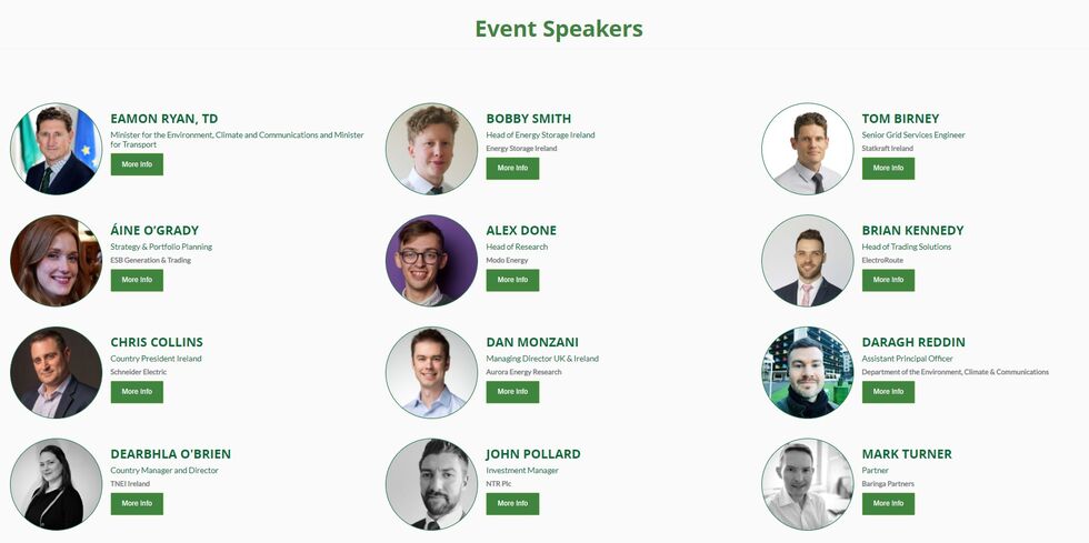 Confirmed speakers